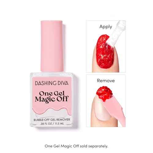Dashing Diva One Gel Color & Magnetic Duo - Renaissance - Anko & Villainous Magnetic Gel - 3-in-1 Base Coat, Nail Color & Top Coat - Nail Polish Set