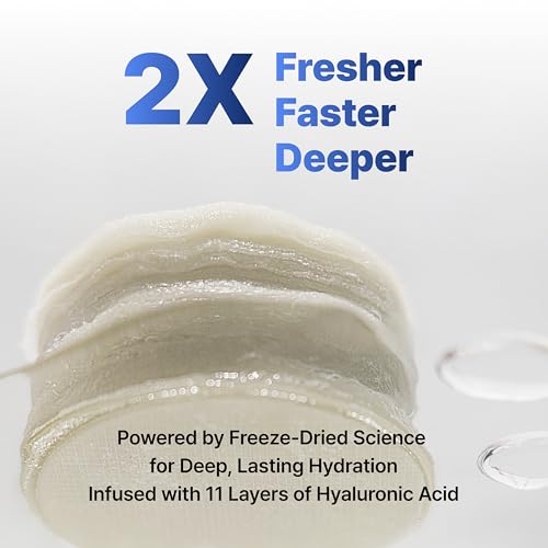 PODL Barley Hyaluronic Frozen40 Essence Toner Pads(70p) | Freeze-Dried Technology for Instant Cooling Hydration & Calming | Dual-Sided Toner Pads for Soft Exfoliating & Smooth Skin | Korean Skin Care