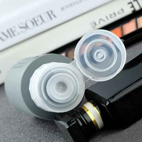 Travel Bottles for Toiletries, Large 6oz Oversize Containers, BPA Free Leak Proof Tubs Refillable Liquid Traveler Accessories with Toiletry Bag for Cometic Shampoo and Lotion Soap (4 Pack)