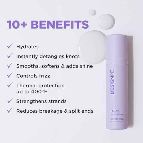 FAB.ME Leave-In Treatment by DESIGNME | Multi-Benefit Leave in Conditioner for Curly Hair | Lightweight Dry Conditioner Spray for Hair | Hair Conditioner Spray for Manageability and Control