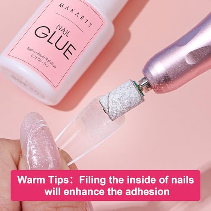 Makartt Brush-On Nail Glue for Press-On Nails, 7ml