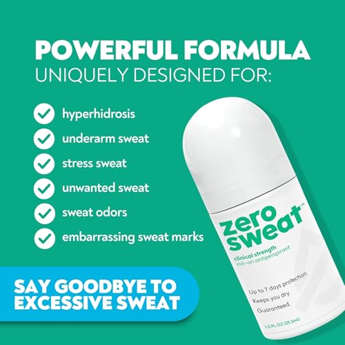 Clinical Strength Antiperspirant Deodorant for Excessive Sweating - 1.2 Fl Oz