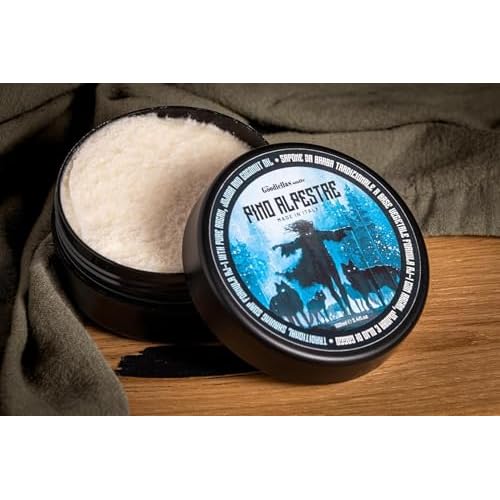 The Goodfellas¡¯ Smile PINO ALPESTRE (Alpine Pine) Italian Shaving Soap ? Artisan Semi-Soft Soap for Rich Brush Lather, Wet Shave Routines & Razor Prep