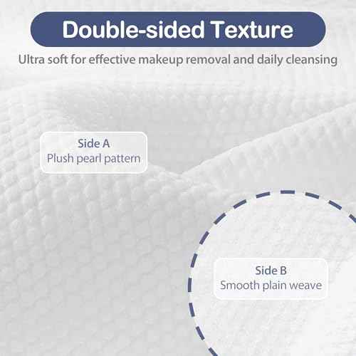Ourmed Life Face Towels, 11"¡¿9" Disposable Face Towel ? Ultra-Soft, Thickened Facial Towelettes, Lint-Free Dry Wipes for Sensitive Skin, Ideal for Makeup Removal & Skincare (50 Count, 1 Pack)