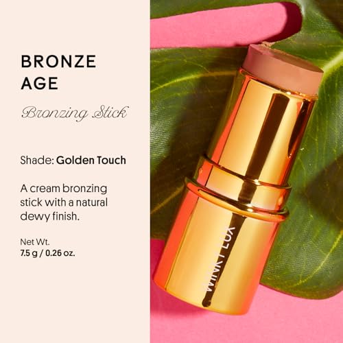 Winky Lux Bronze Age Bronzer Stick ? Cream Bronzer & Contour with Hydrating, Blendable, Buildable Coverage for Flawless, Smooth Skin, Infused with Vitamin E, Golden Touch