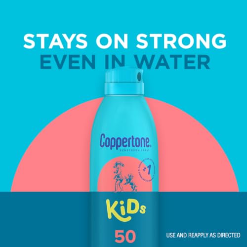 Coppertone Kids Sunscreen Spray SPF 50 (3-Pack, 5.5 oz)