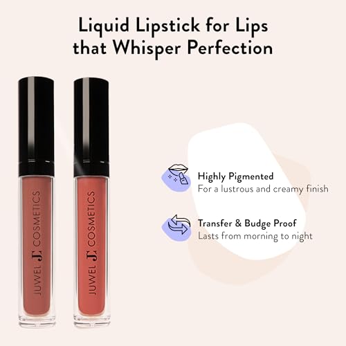 Juwel Cosmetics Liquid Lipstick - Long Lasting, Transfer-Proof