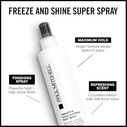 Paul Mitchell Freeze and Shine Hairspray – Maximum Hold for Coarse Hair