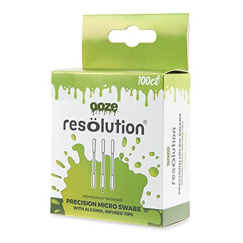 Resolution Alcohol Cotton Swabs - Super Slim Precision Buds