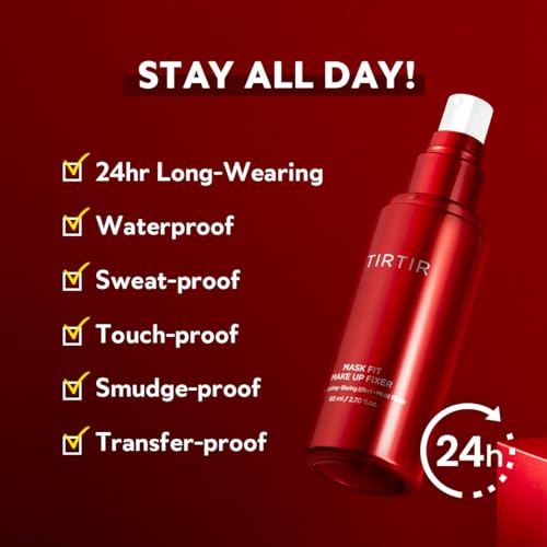 TIRTIR Flawless Duo - Red Makeup Fixer & Pore Prep Primer Set