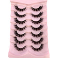 7 Pairs Faux Mink False Eyelashes Wispy Natural Look
