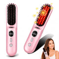 Go Brush Pro Cordless Hair Straightener - 4 Temps, LED Display, 9000mAh