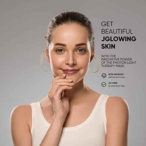 LED Face Mask Light Therapy Facial Photon Beauty Device with USB Cable 3 Colors LED Skin Care Treatment Mask for Facial Rejuvenation, Anti-Aging