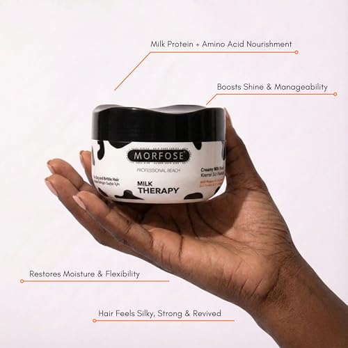 Morfose Milk Therapy Hair Mask for Dry & Damaged Hair - 16.9 Fl Oz