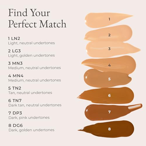 P?R MINERALS Tinted Sunscreen for Face, 4-in-1 Skin Tint - Broad Spectrum Mineral Sunscreen, SPF 50 - Tinted Facial Moisturizer, Primer & Foundation for Sun Protection - Lightweight, Buildable