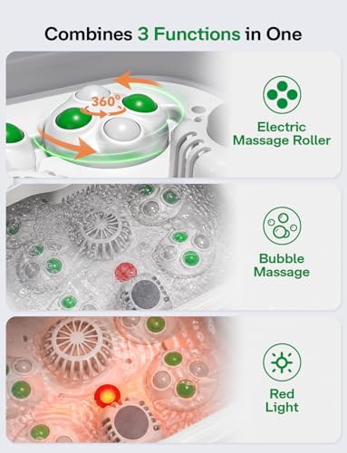 Medisana Collapsible Foot Spa Bath with Massage & Temperature Control