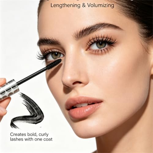 Waterproof Growth Serum Mascara - Volumizing Lash Fiber