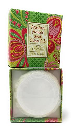 Greenwich Bay Dusting Powder 4oz with Puff - Passion Flower