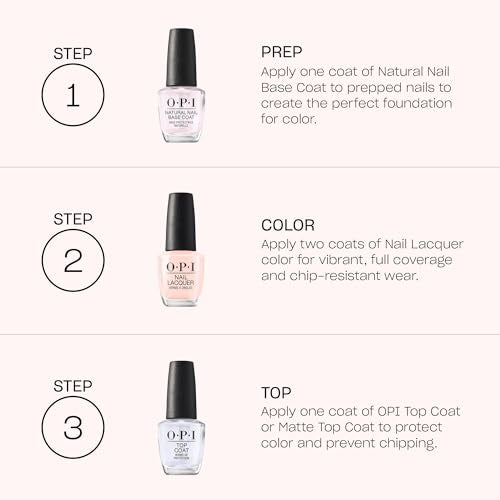 OPI Nail Lacquer - Chip Resistant Pink & Purple Nail Polish - 0.5 Fl Oz