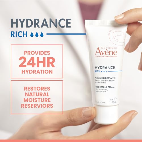 Avène Hydrance Rich Hydrating Cream 1.3 oz. - Moisturizer for Sensitive Skin