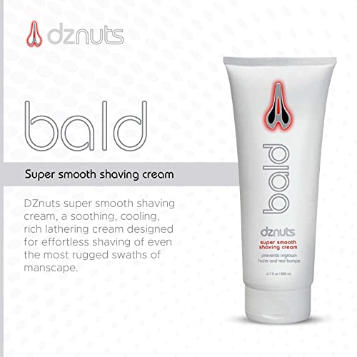 dznuts - Women¡¯s Bliss Chamois with dznuts Bald Super Smooth Shaving Lotion - Prevents Razor Burns, Ingrown Hairs, Cooled and Moisturized Skin