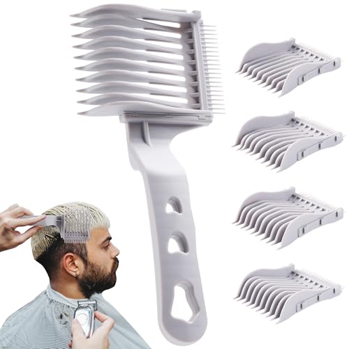 4-in-1 Detachable Fade Comb Set for Hair Clippers