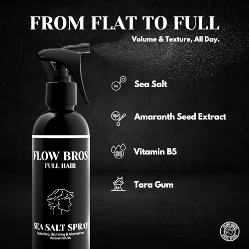 Flow Bros Sea Salt Spray for Hair – 8oz