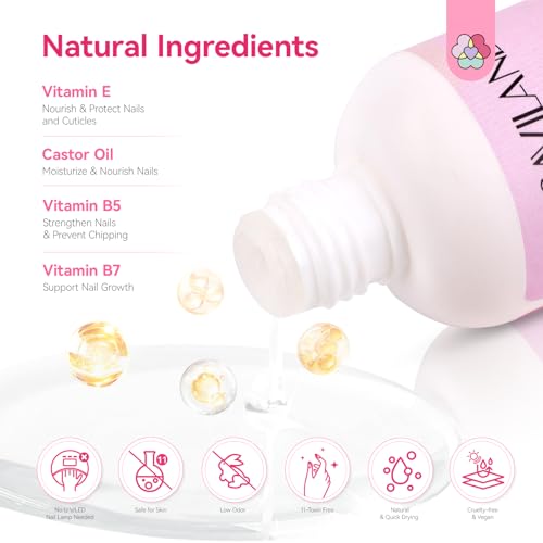 SAVILAND Dip Powder Liquid Set 20ml - 4 Piece No-UV Nail Kit