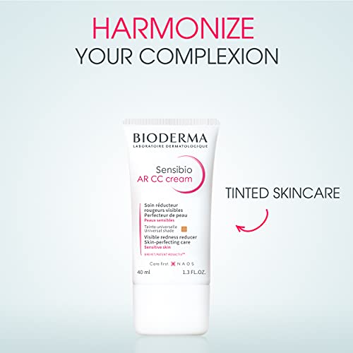 Bioderma - Sensibio AR Cream - Facial Redness Relief Lotion - Skin Soothing and Moisturizing - Face Lotion for Sensitive Skin