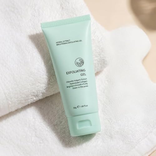 Herbal Exfoliating Gel - Gentle Pore Cleanser for All Skin