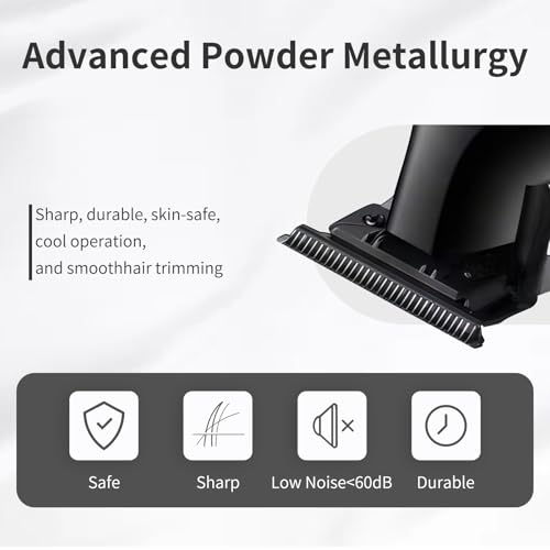 KEMEI 2299 Professional Hair Clippers for Men Professional - Cordless&Corded Barber Clippers for Hair Cutting & Grooming Rechargeable Beard Trimmer