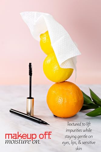 Fresh One Makeup Remover Wipes - Gentle Eye & Face Cleansing Wipes with Hyaluronic Acid & Vitamin C (30 Count)
