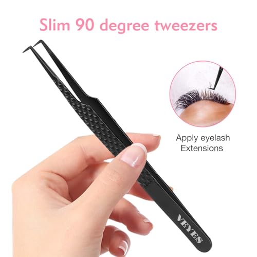 VEYES INC High-Precision Lash Tweezers for Eyelash Extensions