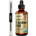 UpNature Organic Castor Oil for Eyelash & Eyebrow Growth, 2oz