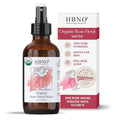 HBNO Organic Rose Water Spray for Face & Hair 4 fl oz