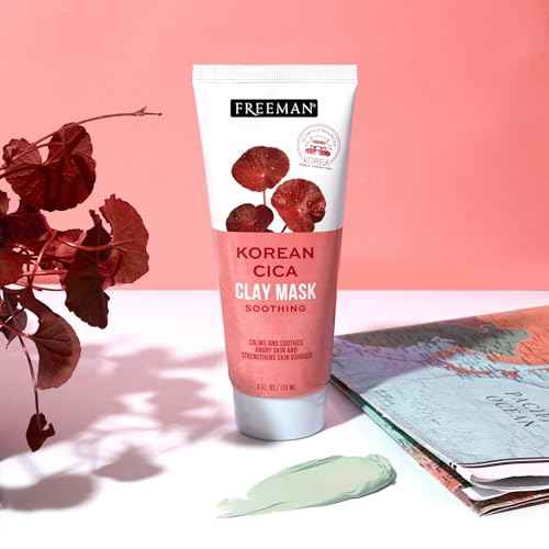 Freeman Exotic Blends Soothing Korean Cica Clay Facial Mask, 6 fl.oz./ 175 mL Tube