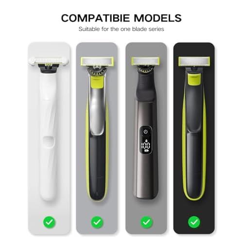 Superer Shaver Case Fit for Philips One Blade Model QP2724 QP2834 QP2520 QP2530 QP2630 QP6520 QP6530 - Durable, Protective Organizer for Shaver Accessories, Travel-Friendly, Compact, Easy to Clean