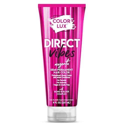 Color Lux Semi-Permanent Hair Color Magenta 8oz - Vibrant, Long-Lasting Dye