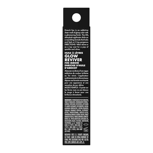 e.l.f. Glow Reviver Lip Oil – Hydrating Gloss with Minty Shine