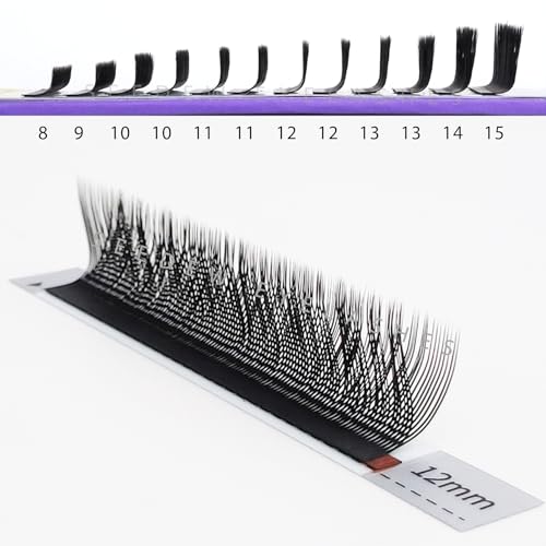 YY Lash Extensions 0.07mm LU Curl Mix 8-15mm 12 Rows