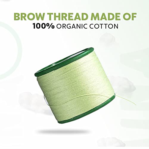 MINA iBROW Thread 1 Spool X 300m | Eyebrow Organic Cotton Thread |Tool for Upper Lip Chin Forehead Ibrow Hair Removal | for Perfect Eyebrow Sculpting | Pack of 1