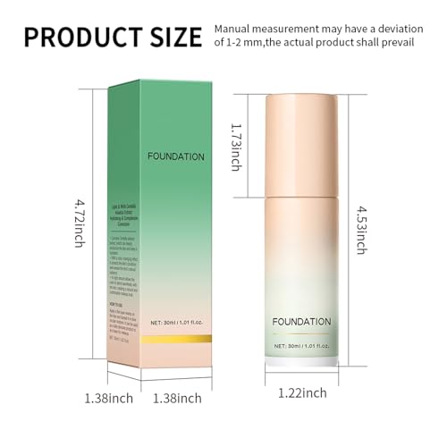 Color Changing Foundation with Centella – Green Tinted CC Cream