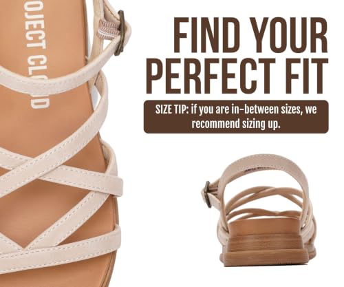 Project Cloud Wedge Sandals for Women - Plush Memory Foam