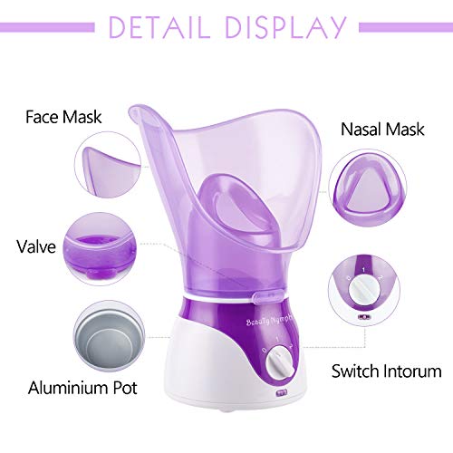 Beauty Nymph Face Steamer for Home Facial Spa & Skin Care