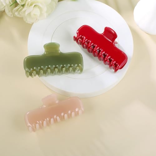 Large 3.8" Acetate Hair Claw Clips for Women – Strong Hold