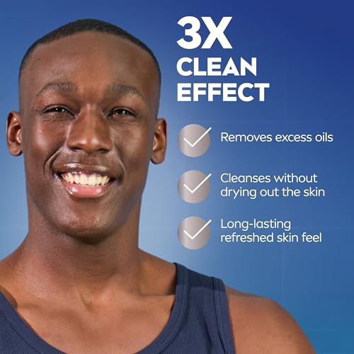 NIVEA MEN Maximum Hydration Face Wash, 5 FL OZ