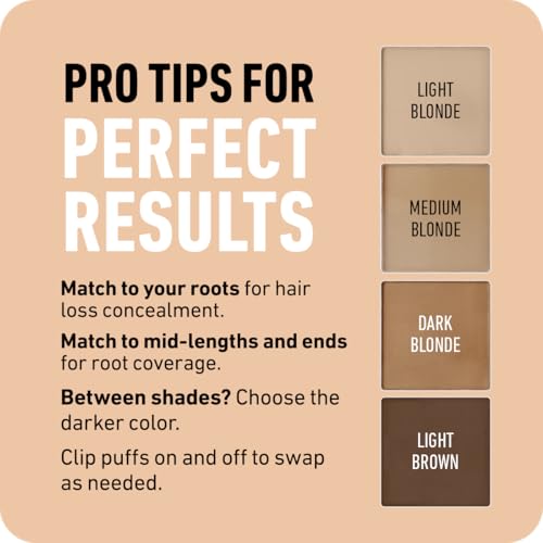Boldify Hairline Powder Sample Kit - Darker Blondes Root Concealer