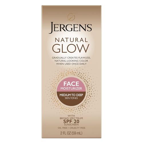 Jergens Natural Glow Face Self Tanner SPF 20, 2 oz