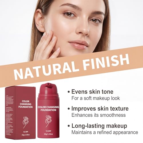 Korean Color Changing Foundation with SPF 15 | Auto-Adjusting Tone