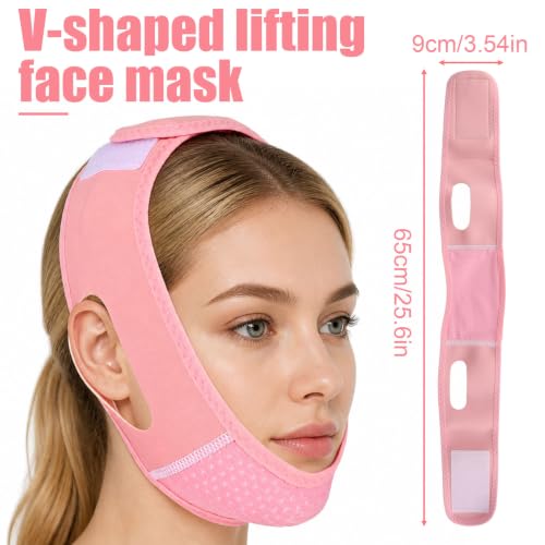 Penitue V Line Face Lifting Mask - Reusable Chinstrap for Double Chin Reduction
